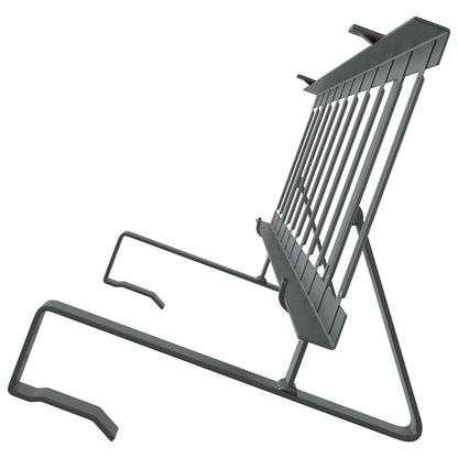 Dachschneeschild Anthrazit 800 x 29,5 x 34,5 cm Stahl