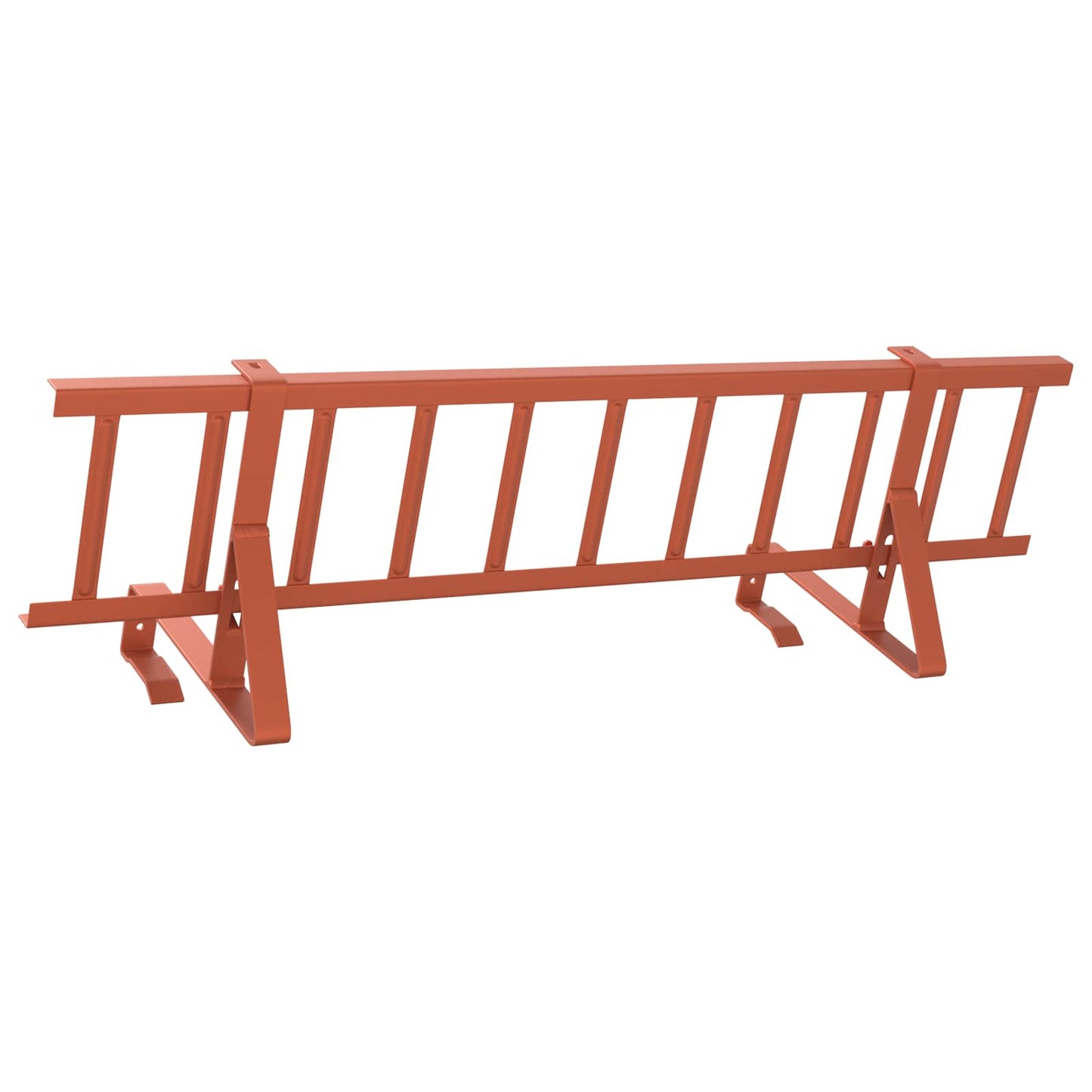 Dachschneeschild Rot 100 x 29,5 x 34,5 cm Stahl