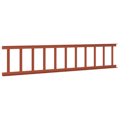 Dachschneeschild Rot 100 x 2,5 x 20 cm Stahl