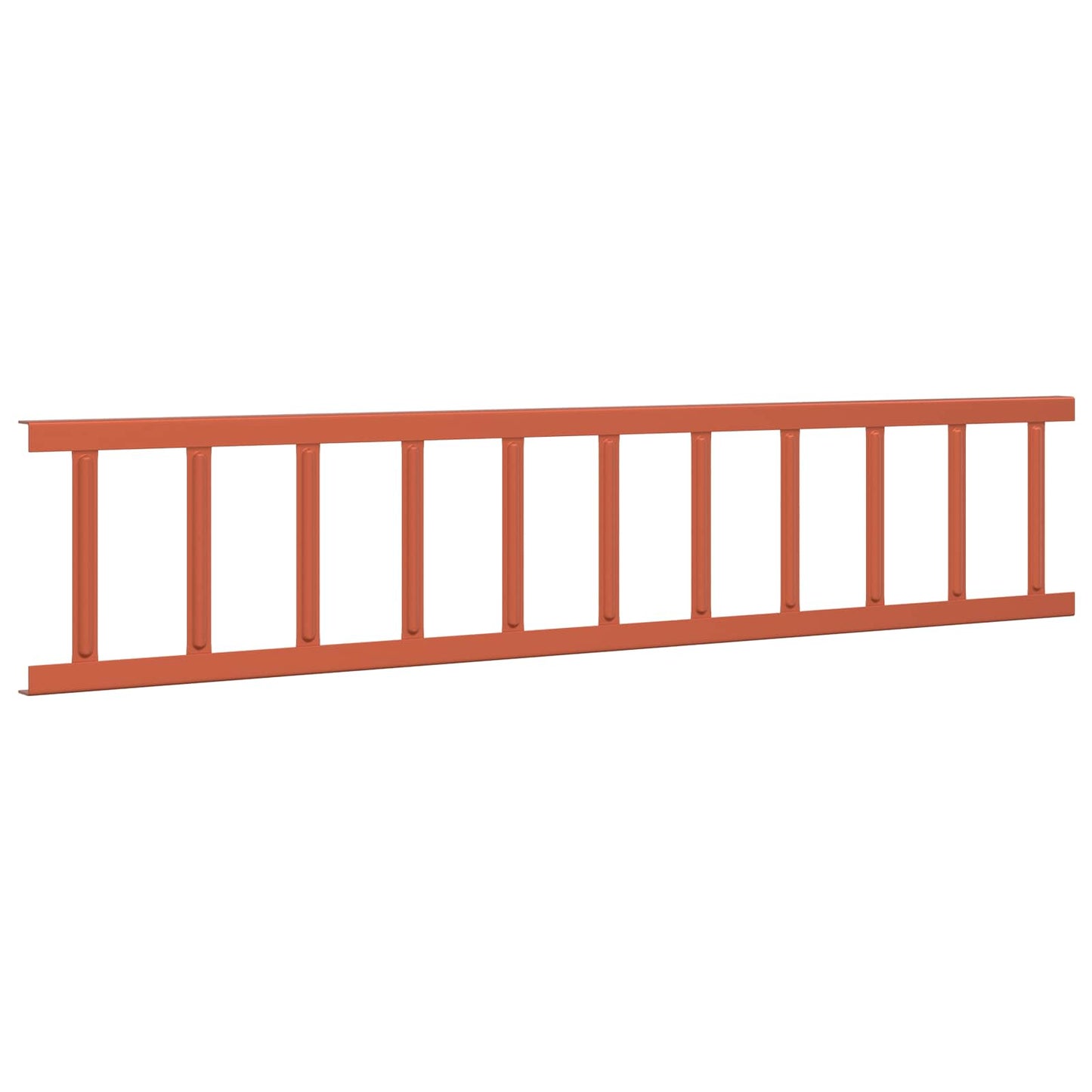 Dachschneeschild Rot 600 x 2,5 x 20 cm Stahl