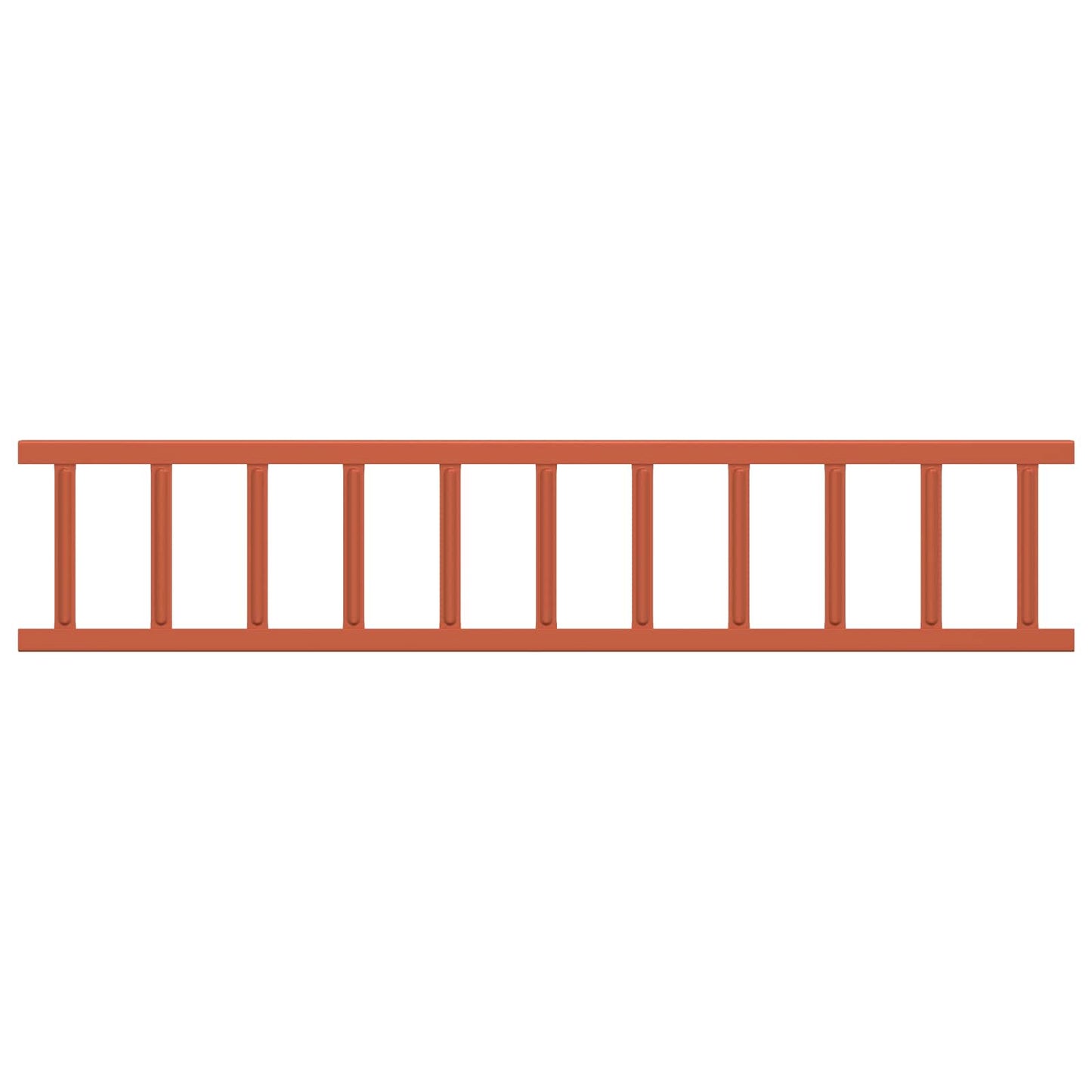 Dachschneeschild Rot 600 x 2,5 x 20 cm Stahl