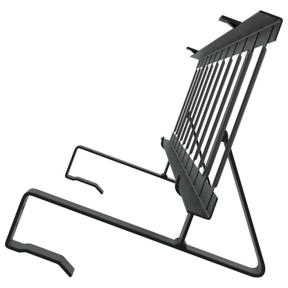 Dachschneeschild Schwarz 100 x 29,5 x 34,5 cm Stahl