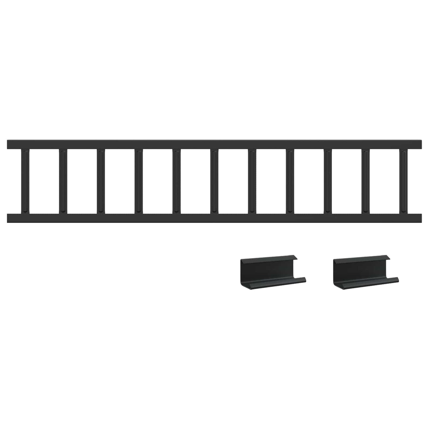 Dachschneeschild 1200 x 2,5 x 20 cm Stahl