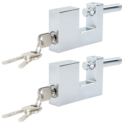 Vorhängeschloss Silber Stahl