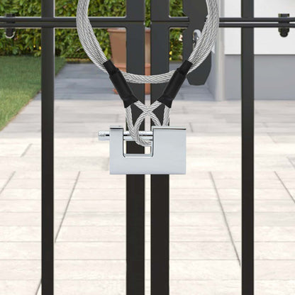 Vorhängeschloss Silber Stahl