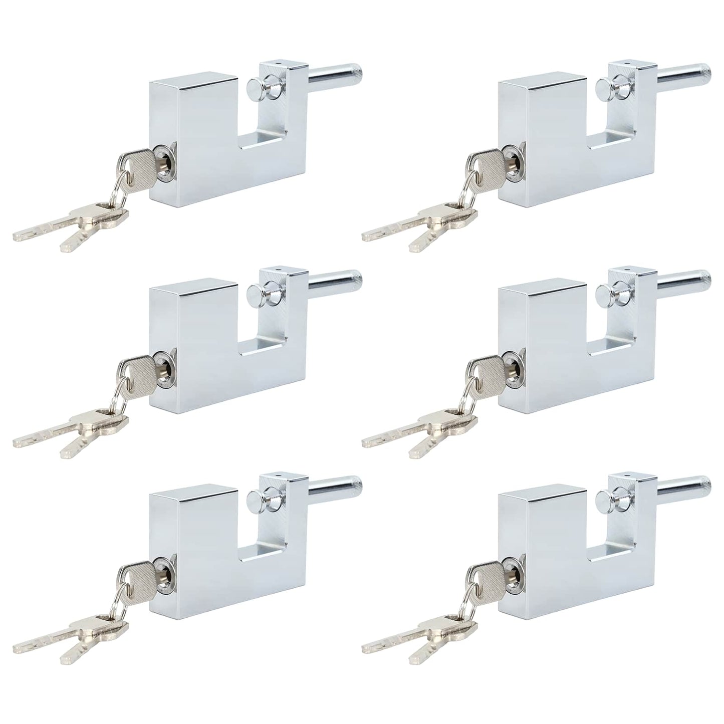 Vorhängeschloss Silber Stahl