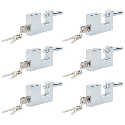 Vorhängeschloss Silber Stahl