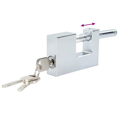 Vorhängeschloss Silber Stahl