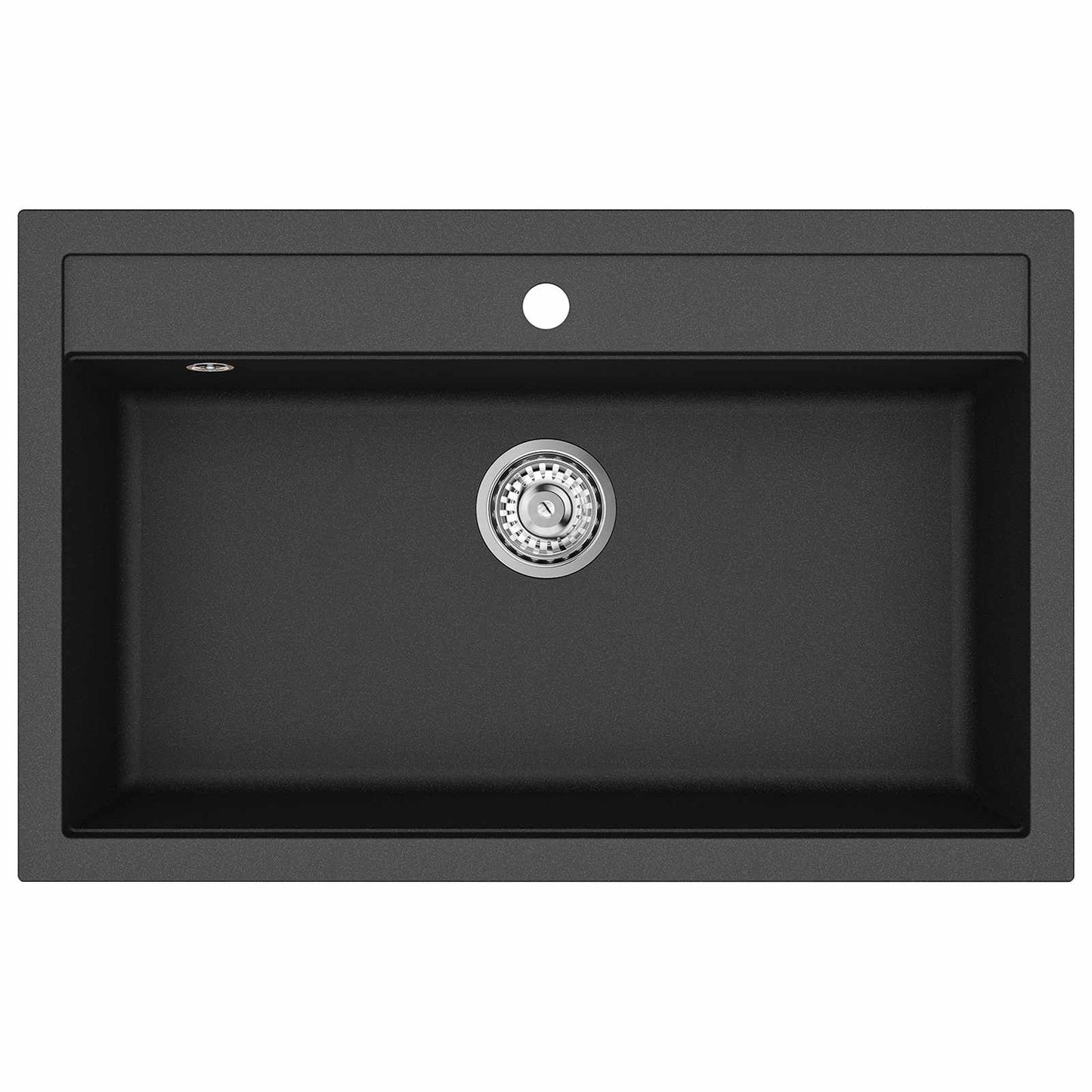 Waschbecken Schwarz 795 x 505 mm Granit