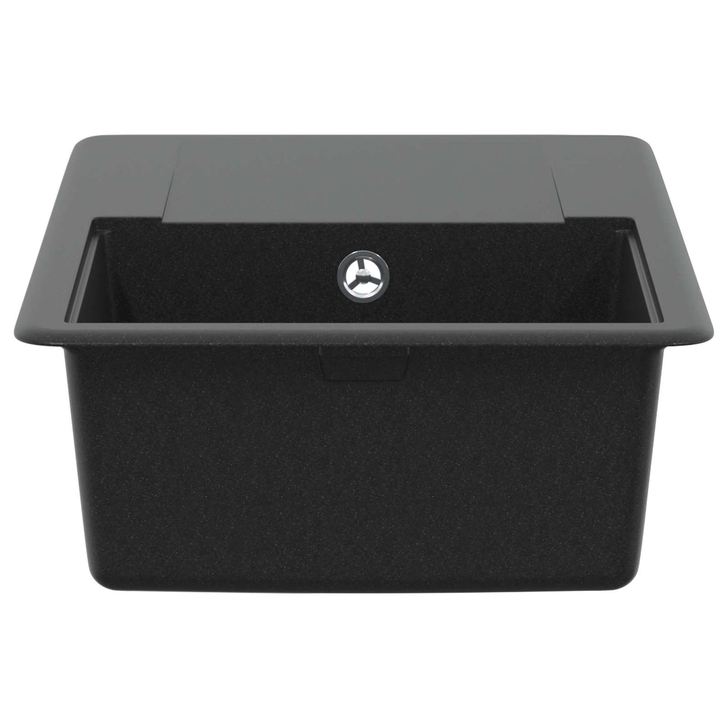 Waschbecken Schwarz 670 x 460 mm Granit
