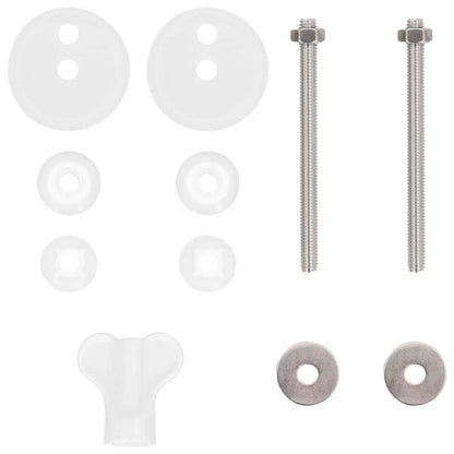 Soft-Close Toilettensitz Mehrfarbig 44 x 38 cm MDF-Platte