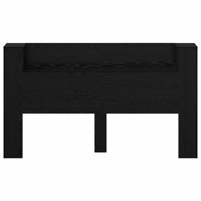 Kopfteil Schwarz Eichen-Optik 180 x 17 x 104,5 cm Holzwerkstoff