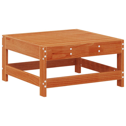 Garten-Lounge-Set 5 pcs Wachsbraun Massives Kiefernholz