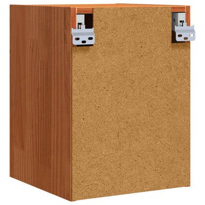 Wandschrank Wandmontiert 2 pcs Wachsbraun 30 x 30 x 40 cm