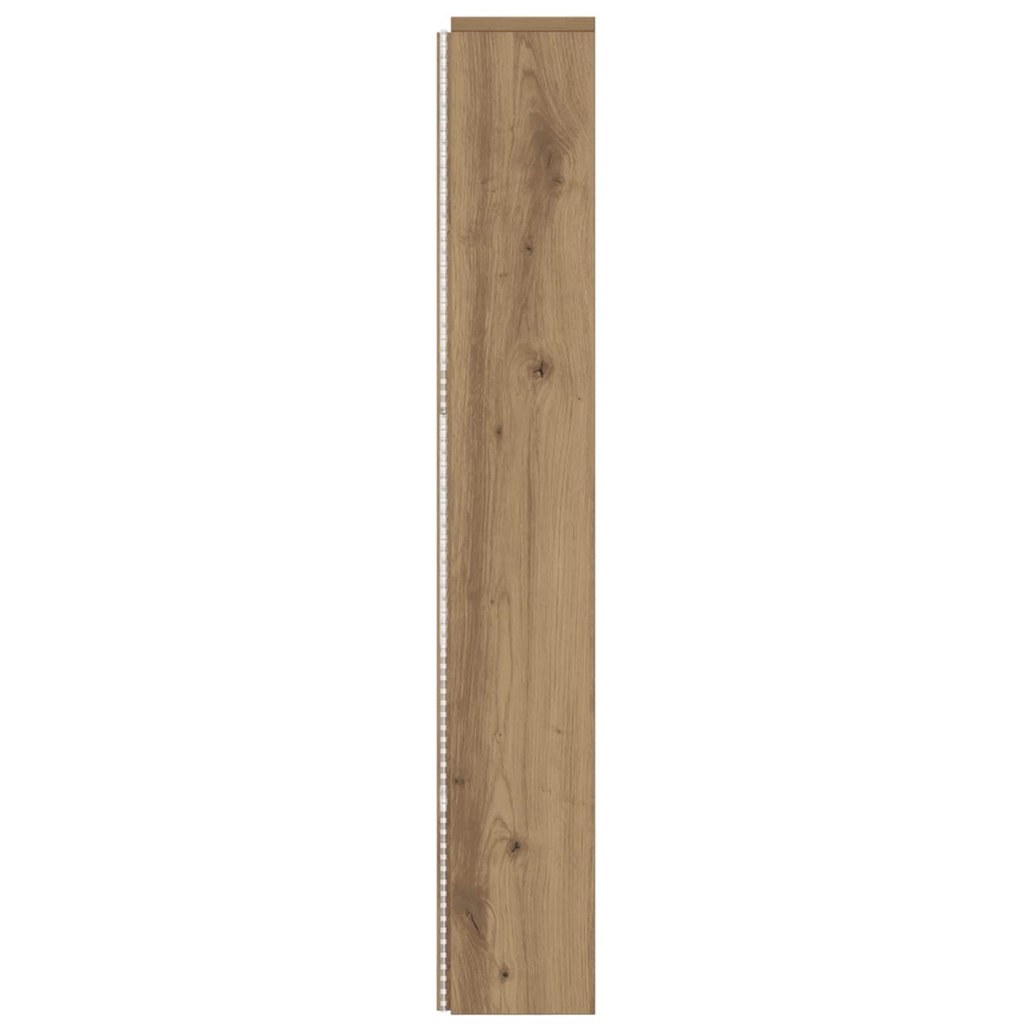 Kopfteil-Schrank mit LED Kunsthandwerk Eiche Holzwerkstoff