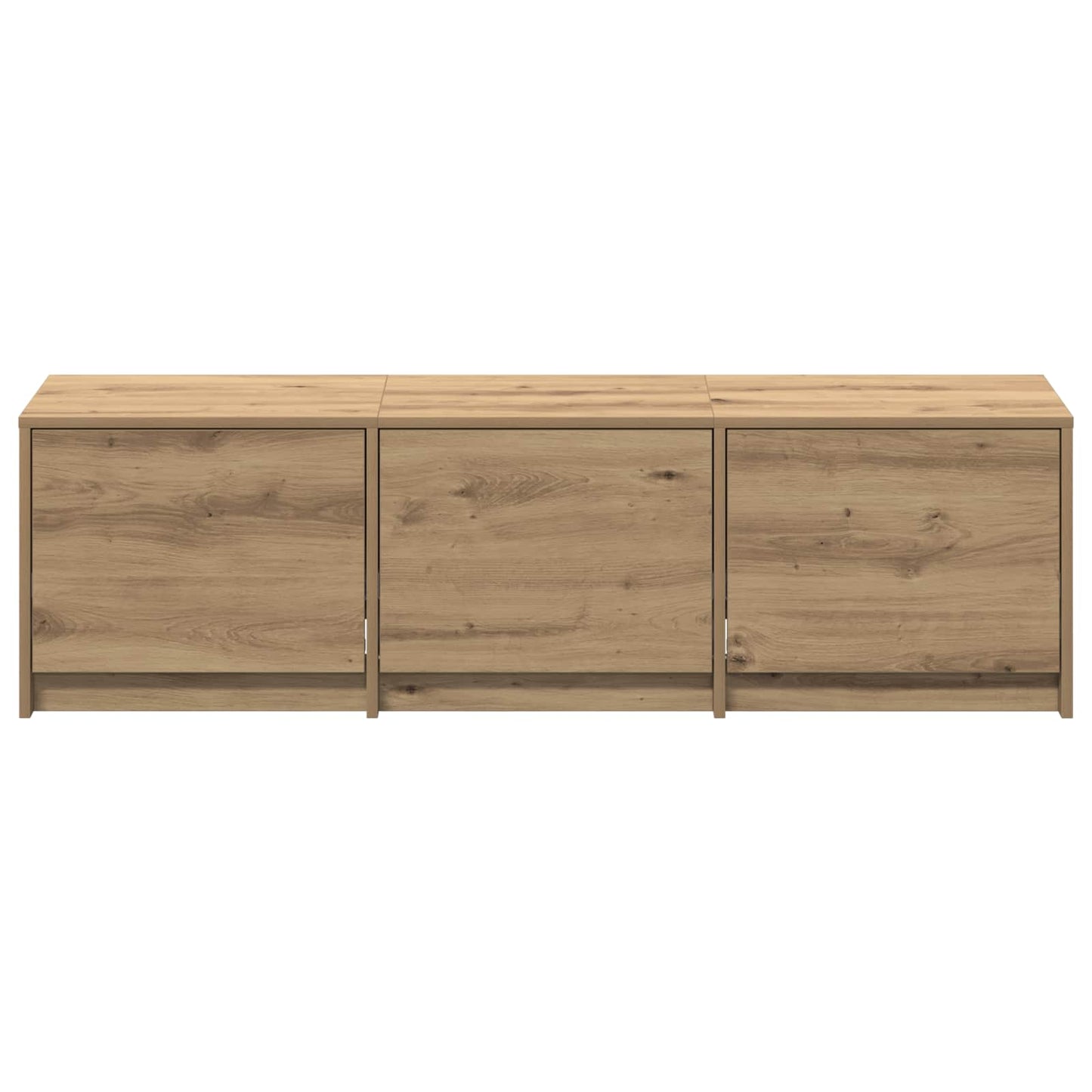 TV-Schränk mit LED Artisan-Eiche 140 x 34 x 40 cm Holzwerkstoff