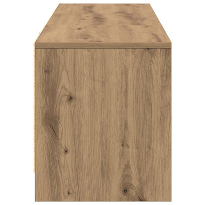 TV-Schränk mit LED Artisan-Eiche 140 x 34 x 40 cm Holzwerkstoff