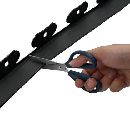 Rasenkanten Schwarz 2000 x 4 x 5 cm Kunststoff