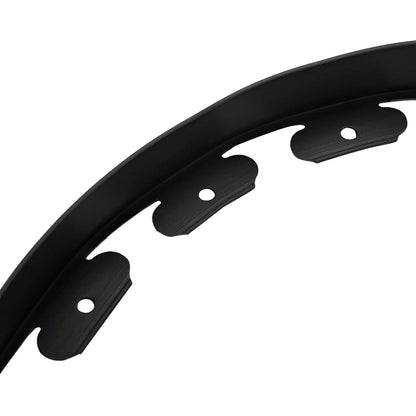 Rasenkanten Schwarz 4000 x 4 x 5 cm Kunststoff