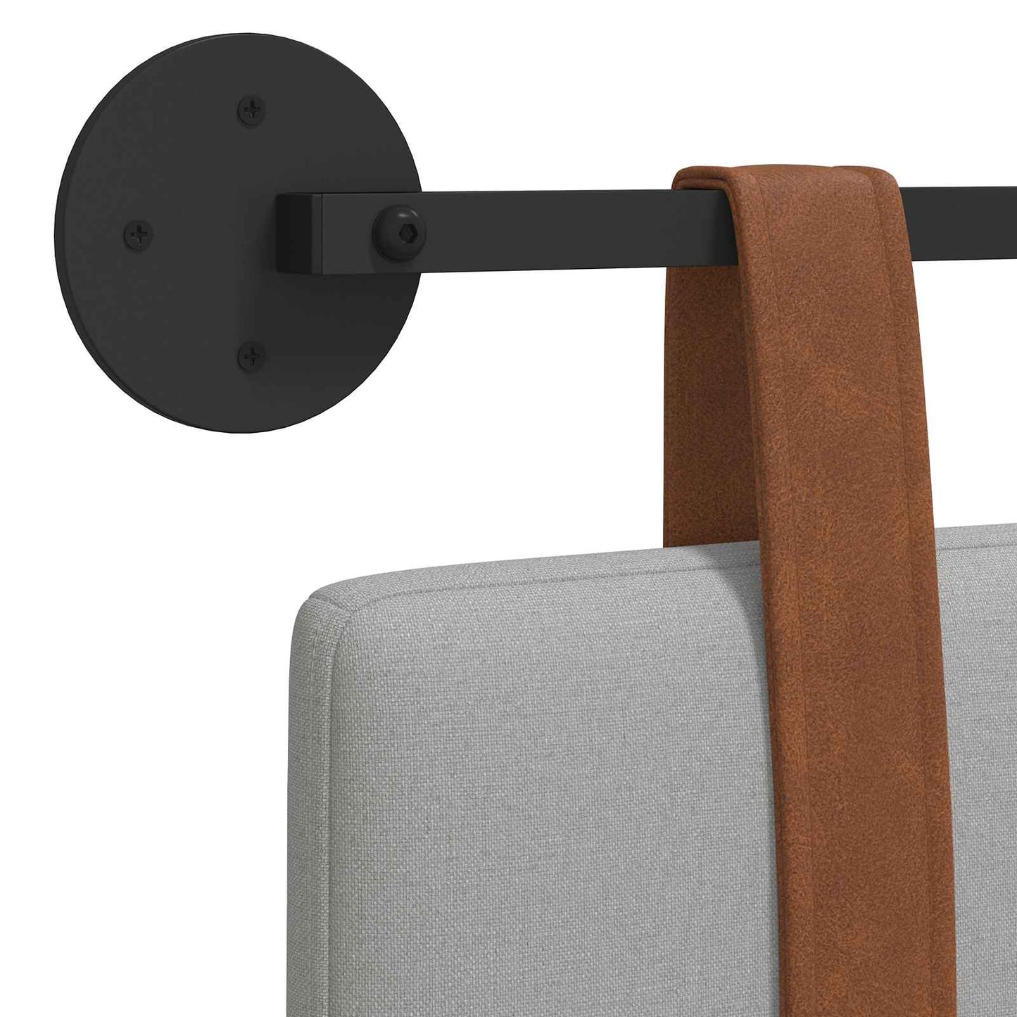 Hängevorderseite Uni Wolkengrau 100 x 55 x 5 cm Antikes PU