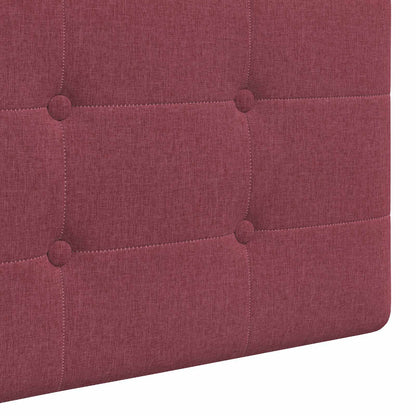 Hängevorderseite Wandmontiert Weinrot 210 x 55 x 5 cm Stoff