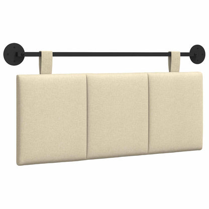 Hängevorderseite Wandmontiert Creme 110 x 55 x 5 cm Stoff