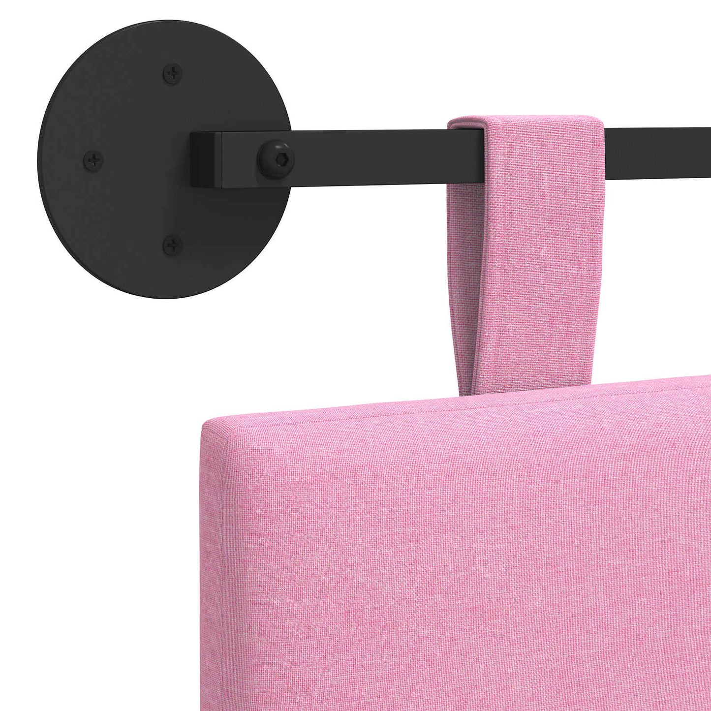 Hängevorderseite Wandmontiert Rosa 110 x 55 x 5 cm Stoff