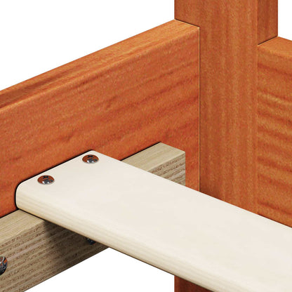 Tagesbett Set 3 pcs Wachsbraun Massives Kiefernholz