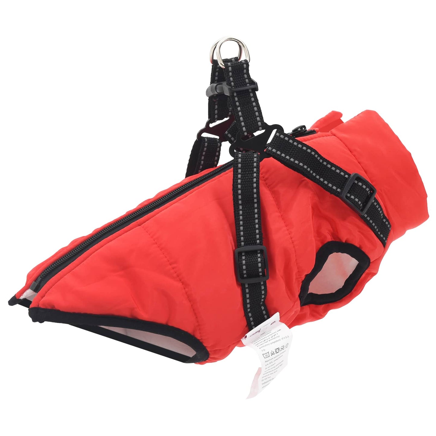 Hundemantel Rot L36 Fleece und Polyester