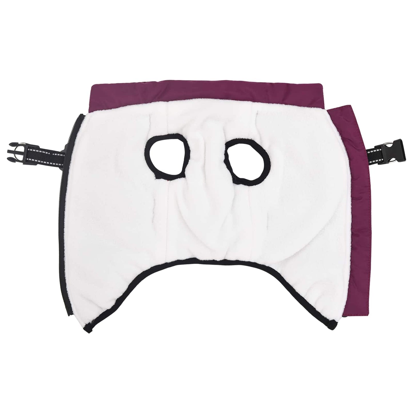 Hundemantel Lila L32 Fleece und Polyester