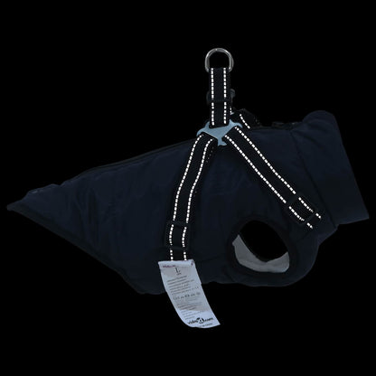 Hundemantel Marineblau L32 Fleece und Polyester