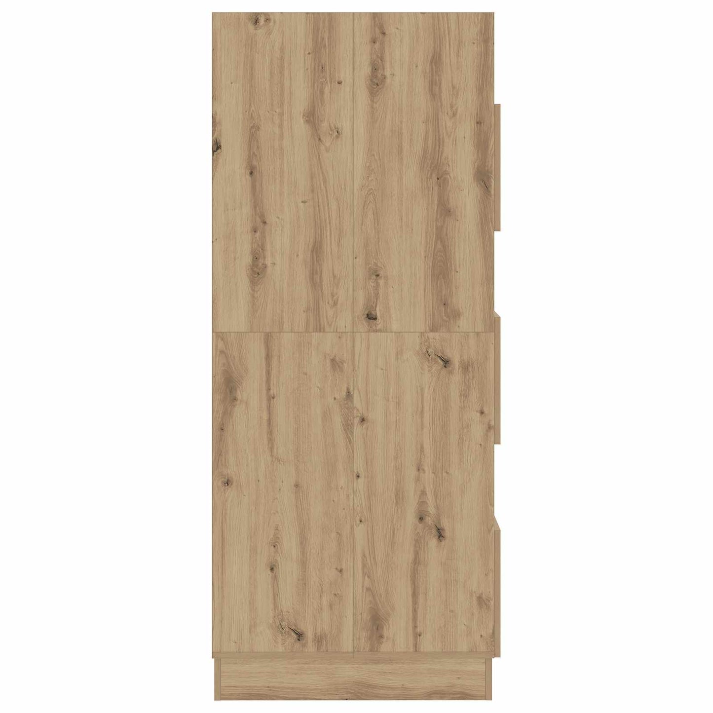 Wäscheschrank mit Speicher mit Tür Artisan-Eiche Holzwerkstoff