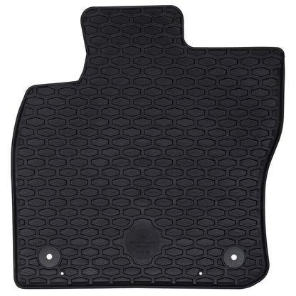 Autofußmatte 2 pcs Schwarz Geeignet für VW CADDY 2020- Gummi