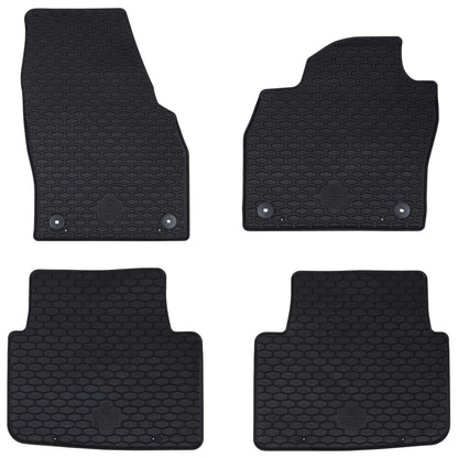 Autofußmatte 4 pcs Schwarz Geeignet für KAMIQ 2019- Gummi