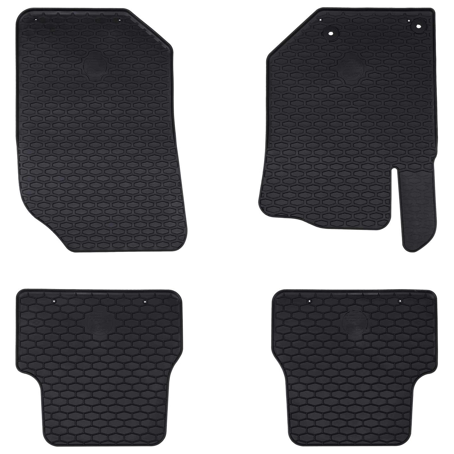 Autofußmatte 4 pcs Schwarz Geeignet für DS3 2019- Gummi