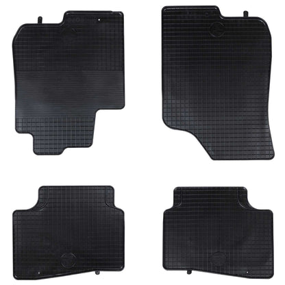 Autofußmatte 4 pcs Schwarz Geeignet für i30 LIMOUSINE 2007-2011