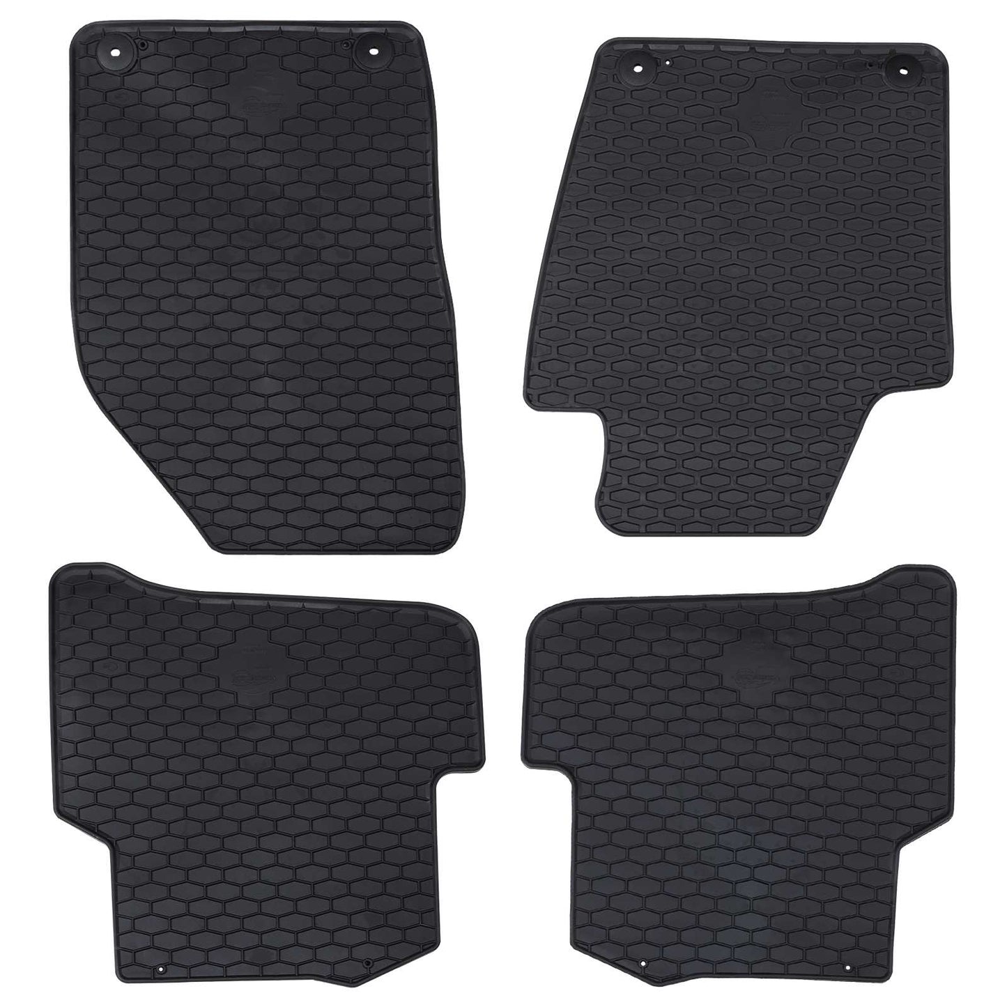 Autofußmatte 4 pcs Schwarz Geeignet für FABIA III 2014-2022