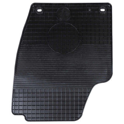 Autofußmatte 4 pcs Schwarz Geeignet für VW POLO 2001-2009 NS