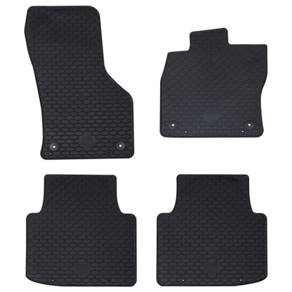 Autofußmatte 4 pcs Schwarz geeignet für VW Arteon 2017- 4D Aft