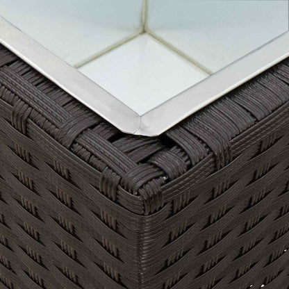 Set für Outdoor 3 pcs Schwarz Metall