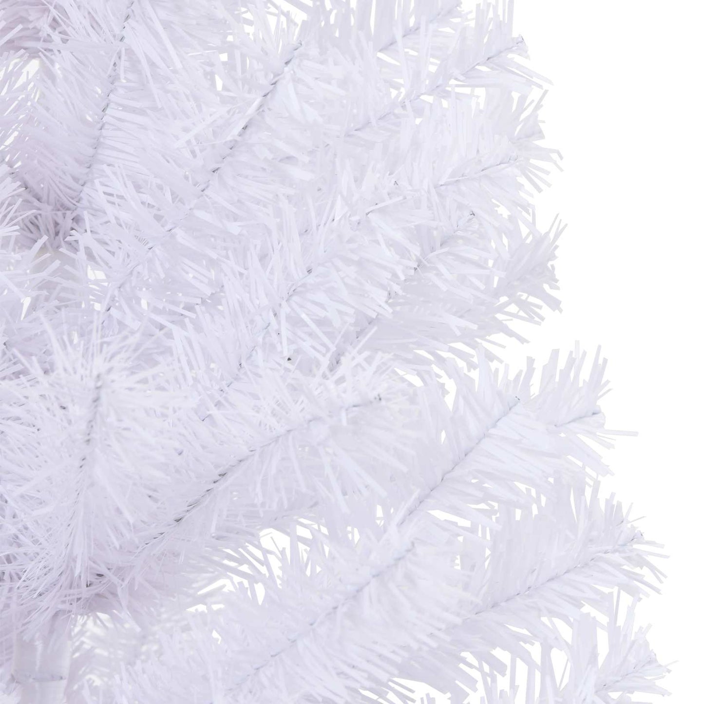 Künstlicher Weihnachtsbaum Weiß 150 cm PVC und Stahl