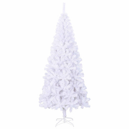 Künstlicher Weihnachtsbaum Weiß 180 cm PVC und Stahl