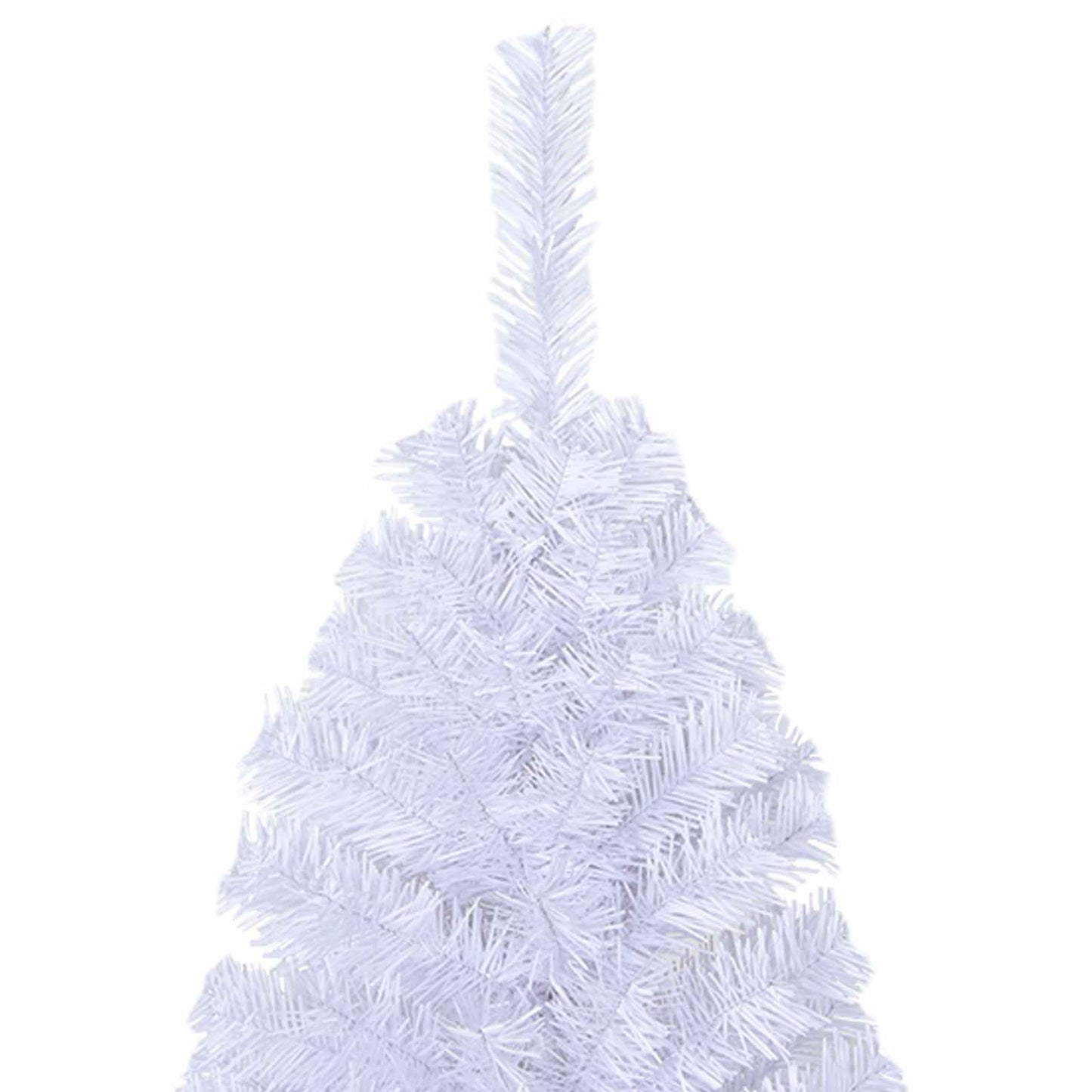 Künstlicher Weihnachtsbaum Weiß 120 cm PVC und Stahl