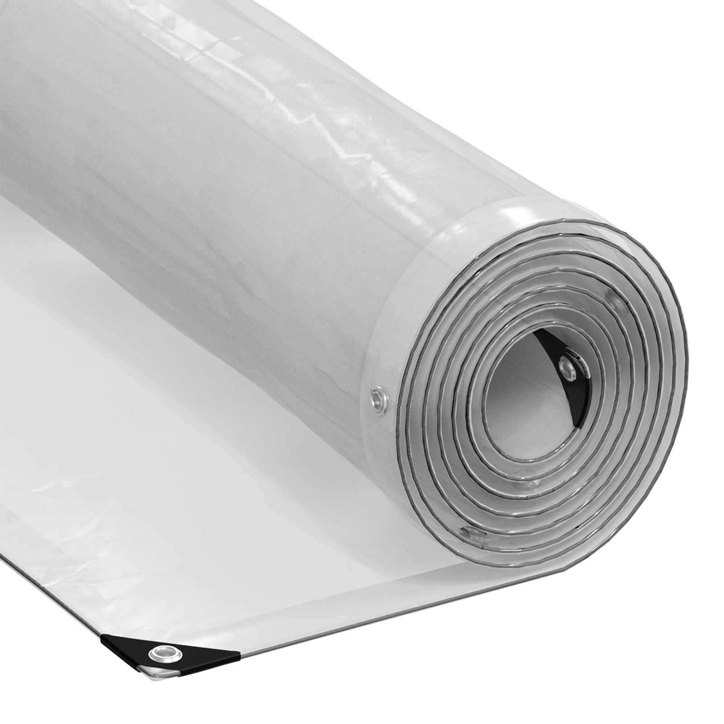 Plane mit Ösen Transparent 5 x 8 m Polyethylen