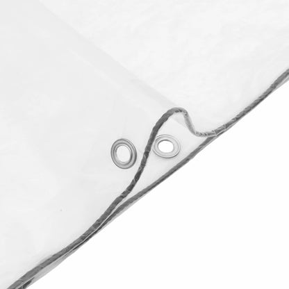 Plane mit Ösen Transparent 6 x 8 m Polyethylen