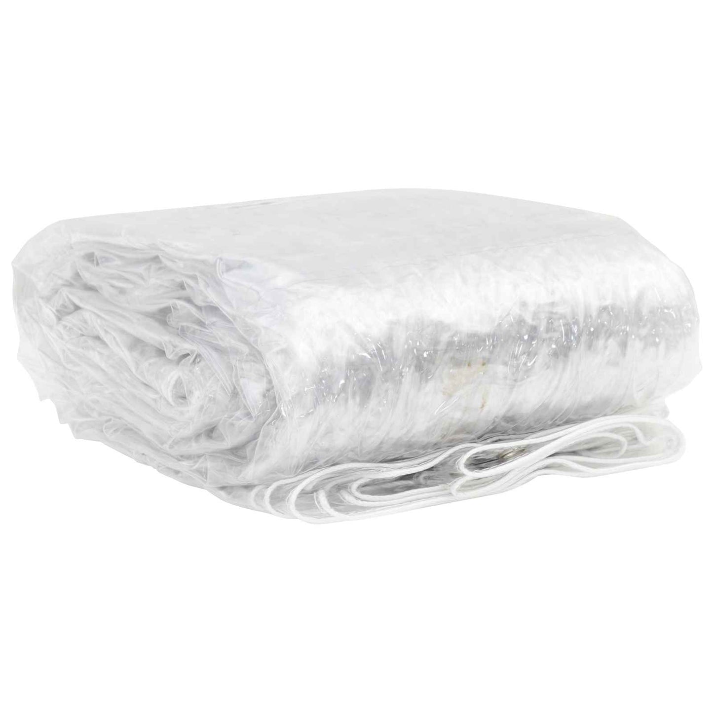 Plane mit Ösen Transparent 6 x 12 m Polyethylen