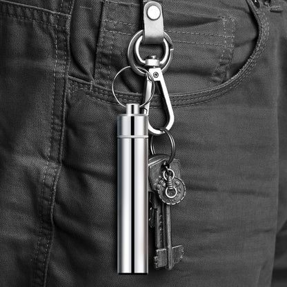 Ninelimi 7Pcs 2 Set Portable Stainless Steel Toothpicks Pocket Set, Reusable Metal Toothpicks Cleaning Kit with Holder for Outdoor Picnic Camping Traveling