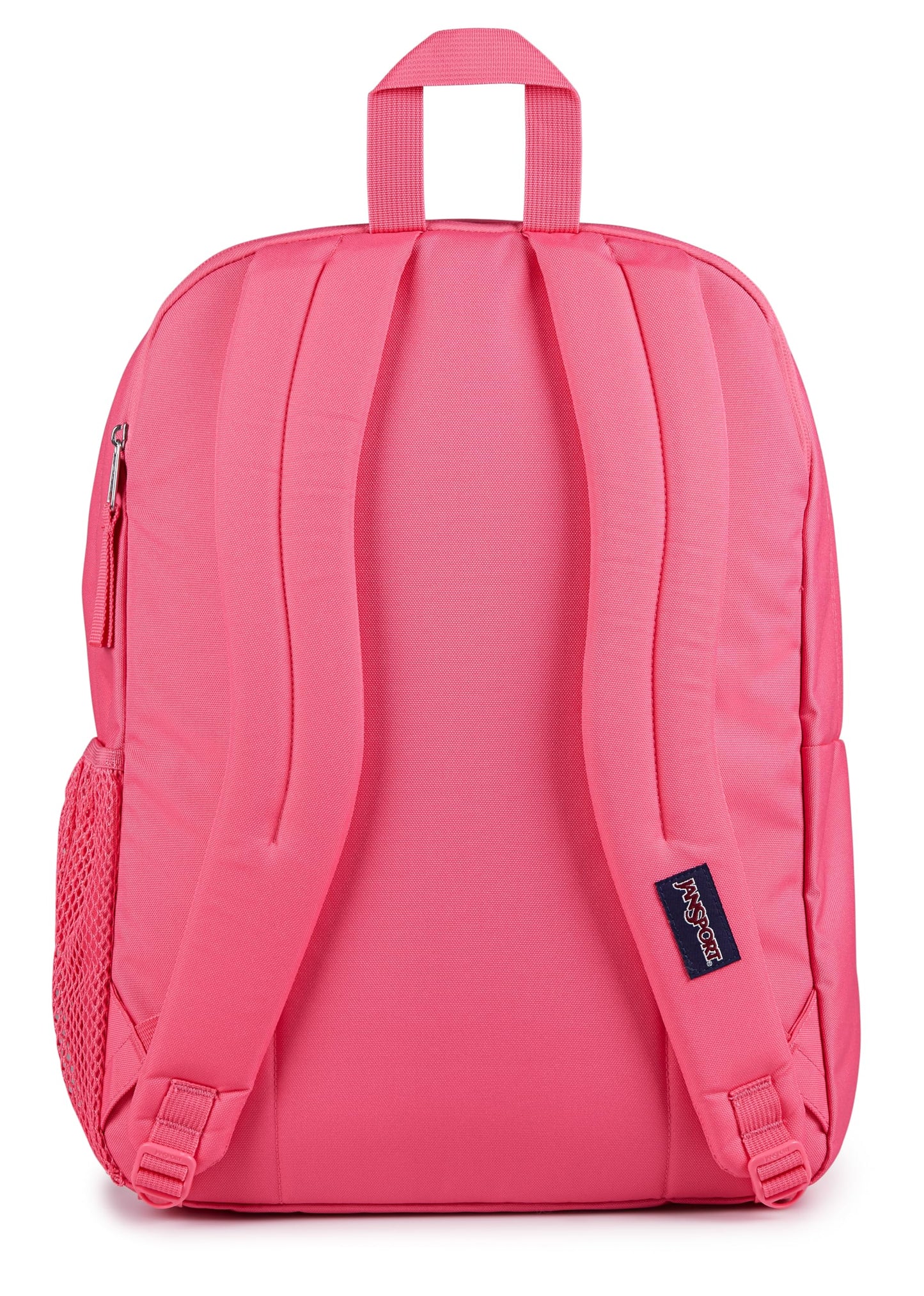 JanSport Laptop-Rucksack – Computertasche mit 2 Fächern, ergonomischen Schultergurten, 15-Zoll-Laptopfach, Tragegriff – Bücherrucksack – Erdbeer-Dusche 