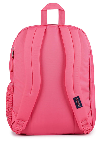 JanSport Laptop-Rucksack – Computertasche mit 2 Fächern, ergonomischen Schultergurten, 15-Zoll-Laptopfach, Tragegriff – Bücherrucksack – Erdbeer-Dusche 