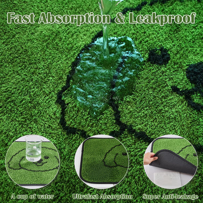 Qeils Reusable Puppy Pads, Washable Pee Pads for Dogs 2 Pack Durable Absorbent Leakproof Dog Training Pads for Home or Travel, Non-Slip Wee Wee Pads Potty Pads 18"x24"